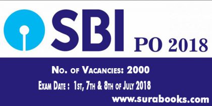 SBI PO Recruitment 2018 2000 Posts