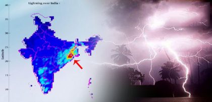 Odisha hit by over nine lakh lightning strikes this year (2019)