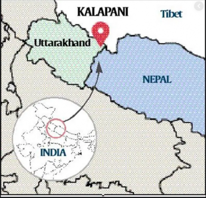 இந்தியாவிற்கும் நேபாளத்திற்கும்  எல்லை – காலாபாணி (Kalapani)