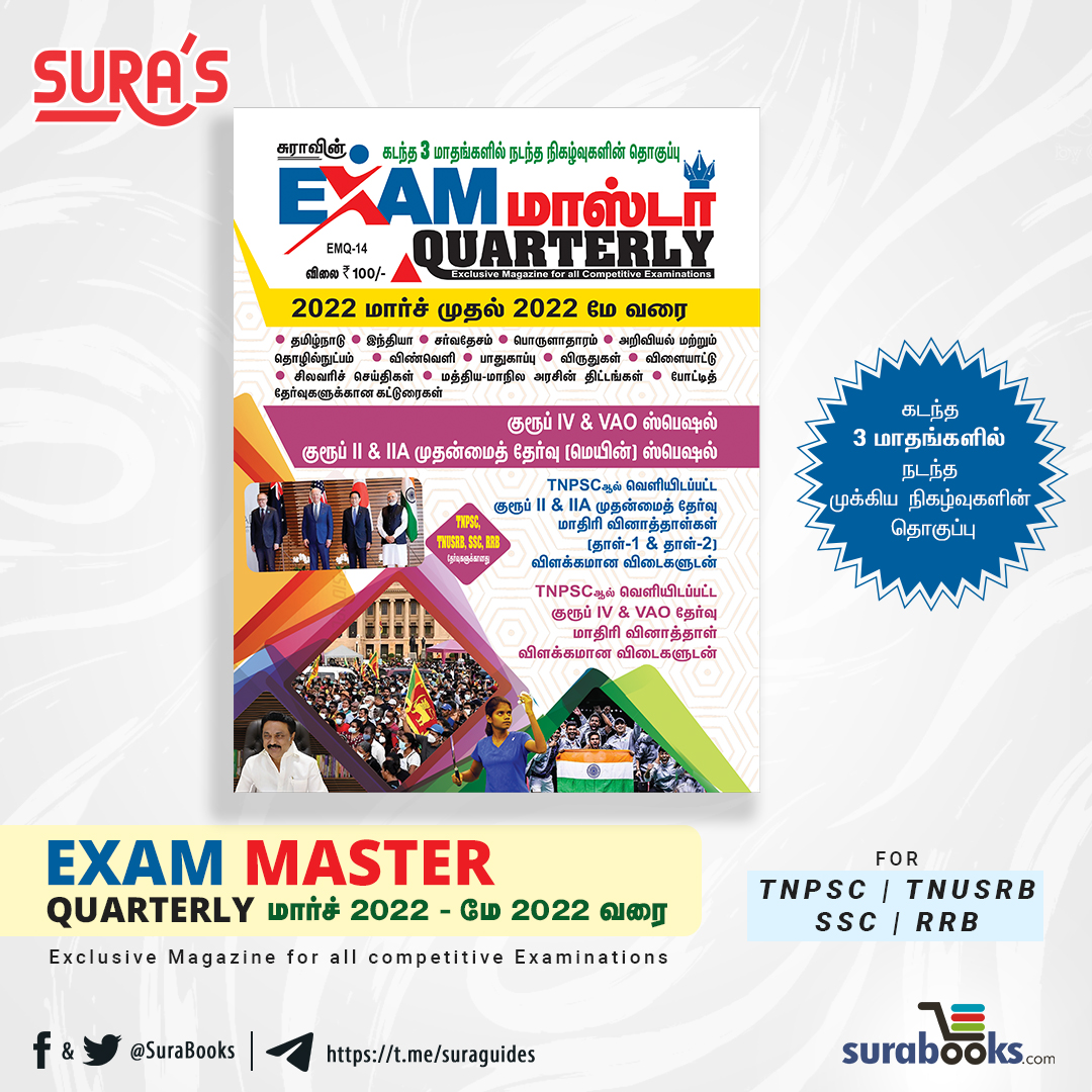 SURA`S Exam Master Quarterly Magazine of important events